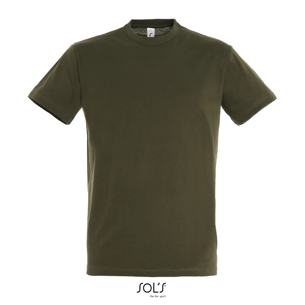 Φωτογραφία από μπροστά από Regent 3XL - Unisex T-shirt σε χρώμα Army