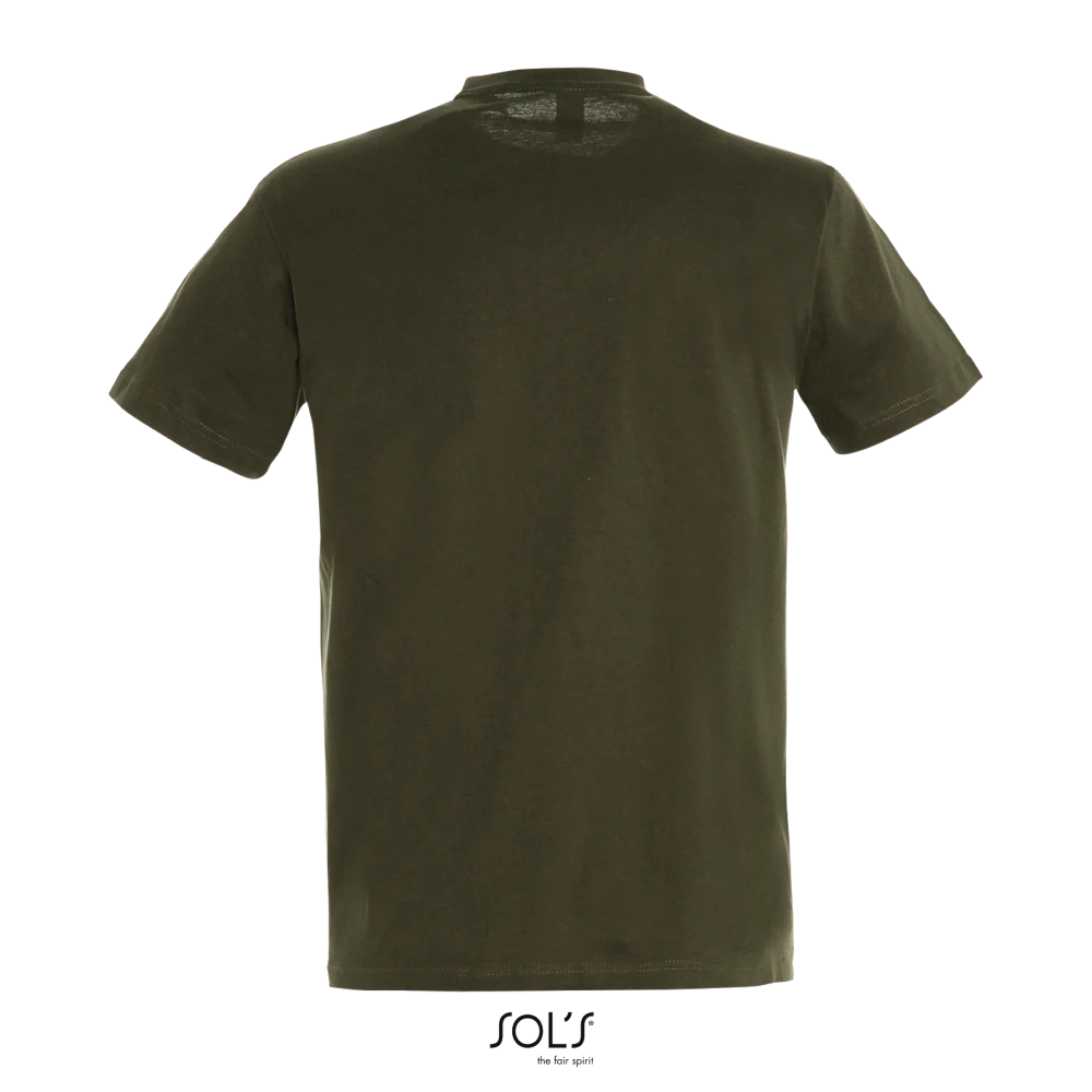 Φωτογραφία από πίσω από Regent 3XL - Unisex T-shirt σε χρώμα Army