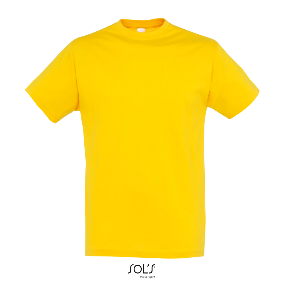 Φωτογραφία από μπροστά από Regent 3XL - Unisex T-shirt σε χρώμα Gold