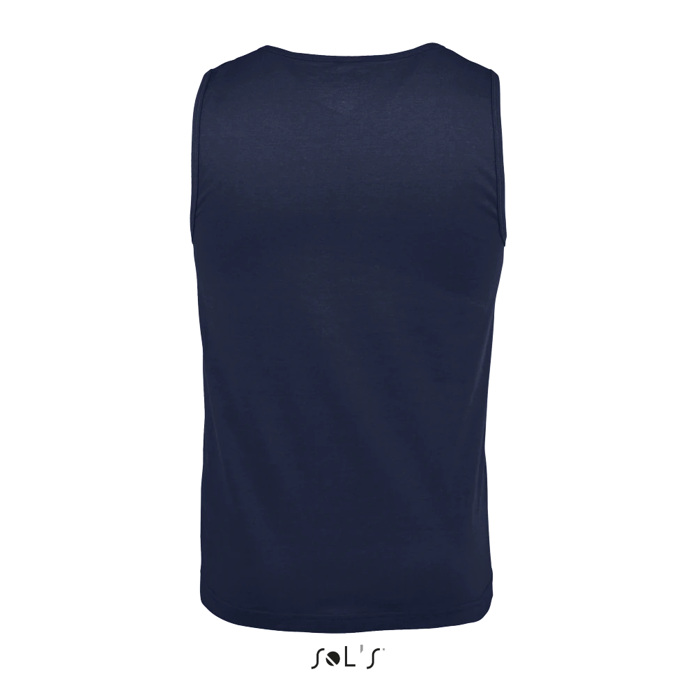 Φωτογραφία από πίσω από Justin 4-5XL - Ανδρικό αμάνικο μπλουζάκι σε χρώμα French Navy