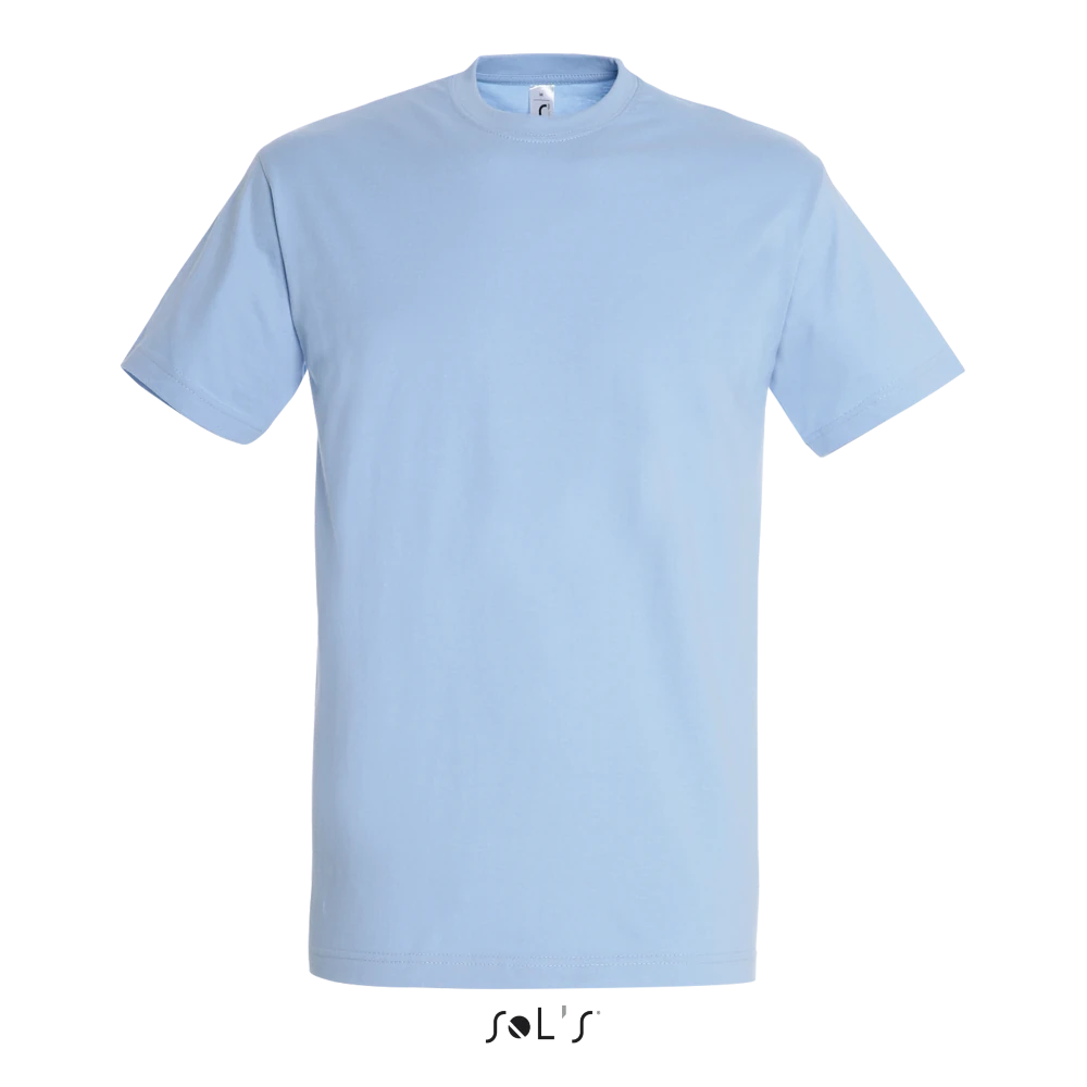 Φωτογραφία από μπροστά από Imperial 4-5XL - Ανδρικό T-shirt σε χρώμα Sky Blue