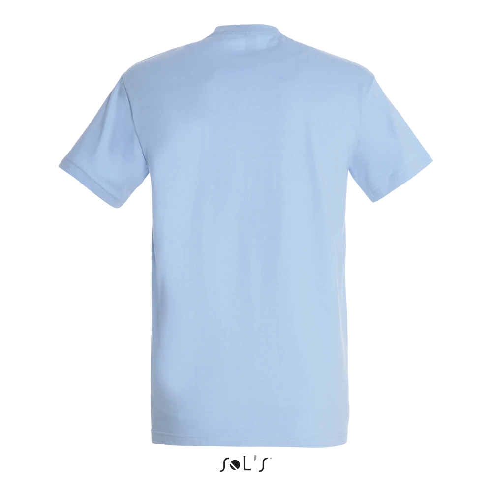 Φωτογραφία από πίσω από Imperial 4-5XL - Ανδρικό T-shirt σε χρώμα Sky Blue