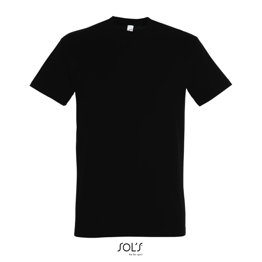 Φωτογραφία από μπροστά από Imperial 4-5XL - Ανδρικό T-shirt σε χρώμα Deep Black