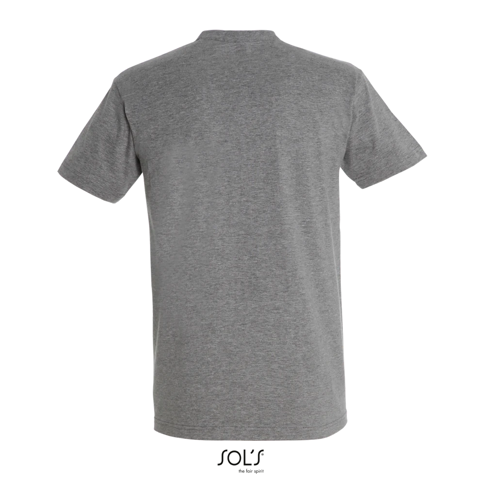 Φωτογραφία από πίσω από Imperial 4-5XL - Ανδρικό T-shirt σε χρώμα Grey Melange