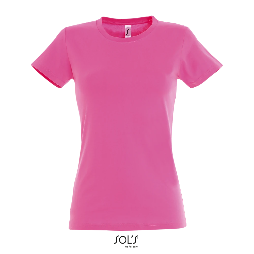 Φωτογραφία από μπροστά από Imperial Women - Γυναικείο T-shirt σε χρώμα Orchid Pink