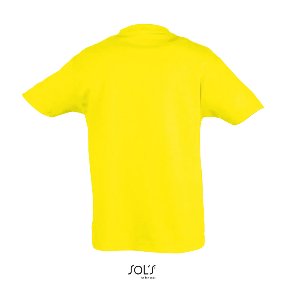 Φωτογραφία από πίσω από Regent Kids - Παιδικό T-shirt σε χρώμα Lemon