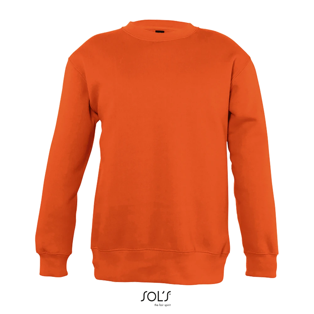 Φωτογραφία από μπροστά από New Supreme Kids - Παιδικό φούτερ σε χρώμα Orange