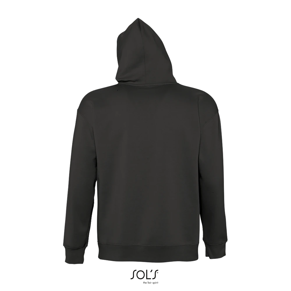 Φωτογραφία από πίσω από Slam - Unisex φούτερ με κουκούλα σε χρώμα Dark Grey