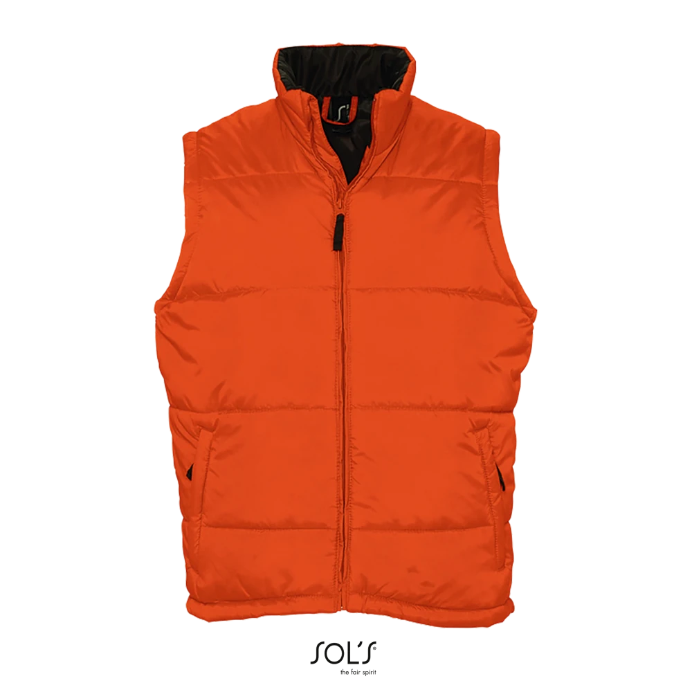 Φωτογραφία από μπροστά από Warm 3-5XL - Unisex γιλέκο σε χρώμα Orange