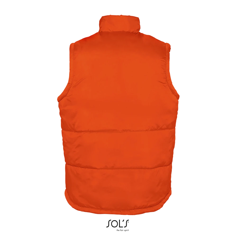Φωτογραφία από πίσω από Warm 3-5XL - Unisex γιλέκο σε χρώμα Orange