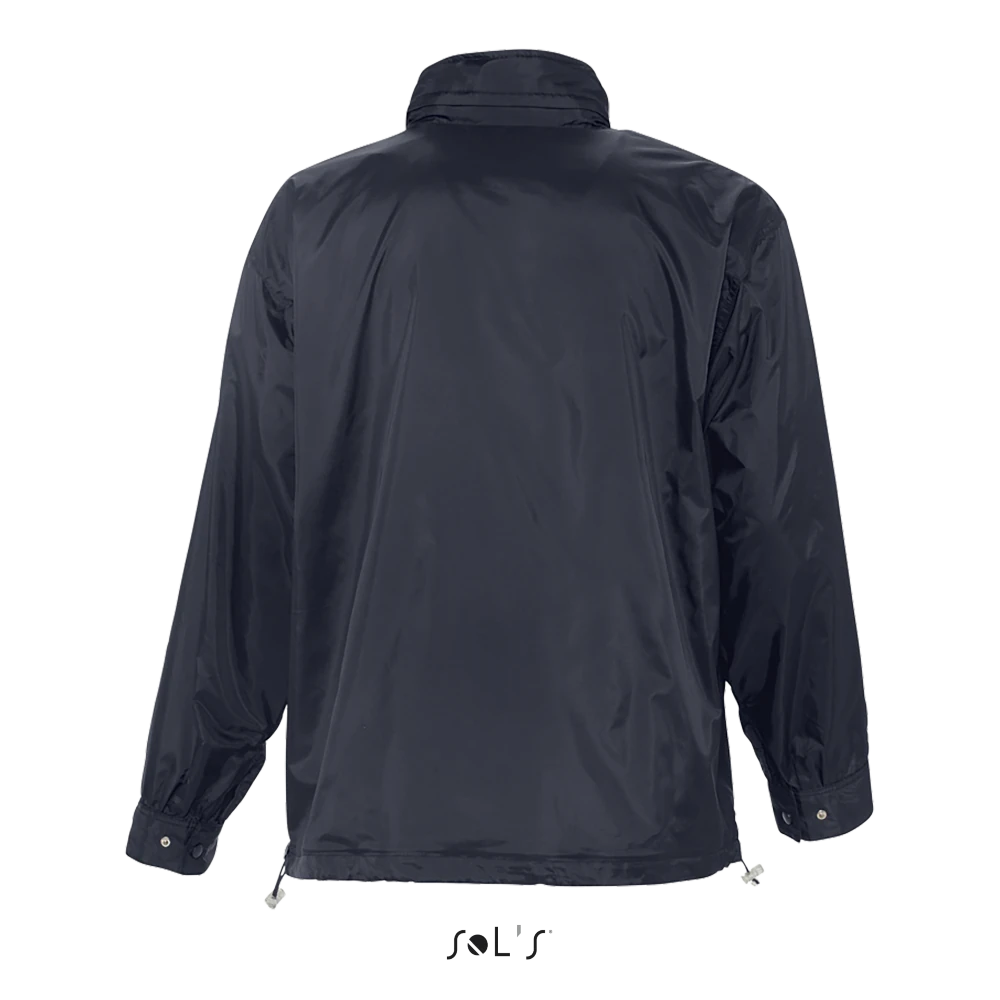 Φωτογραφία από πίσω από Mistral - Ανδρικό αντιανεμικό με επένδυση ζέρσεϊ σε χρώμα Navy