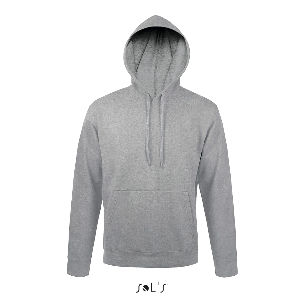Φωτογραφία από μπροστά από Snake 4XL - Unisex φούτερ με κουκούλα σε χρώμα Grey Melange