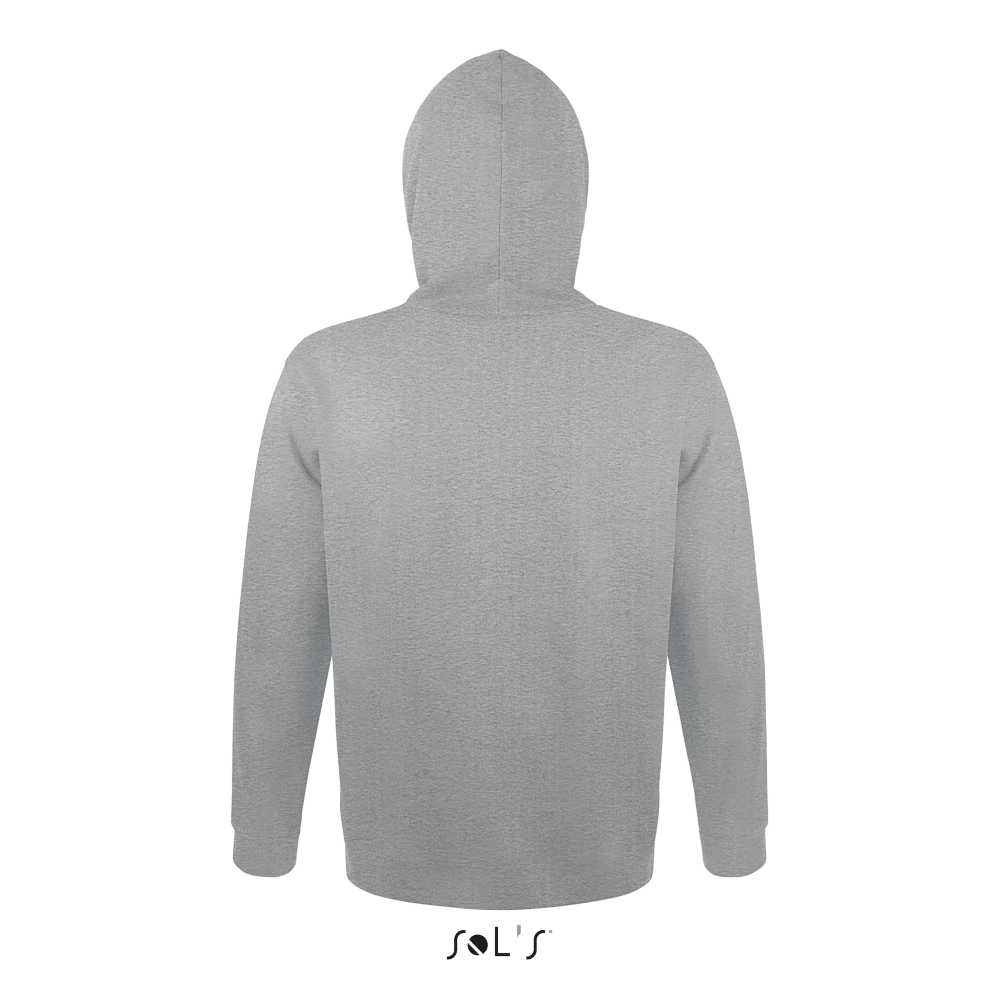 Φωτογραφία από πίσω από Snake 4XL - Unisex φούτερ με κουκούλα σε χρώμα Grey Melange