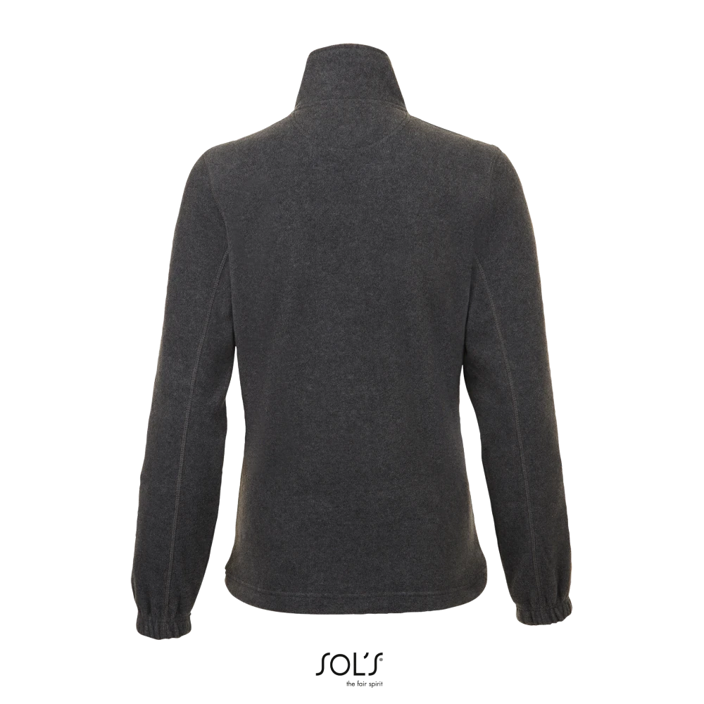 Φωτογραφία από πίσω από North Women - Γυναικεία ζακέτα fleece σε χρώμα Grey Melange