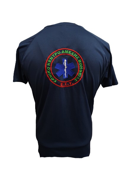 Αντιϊδρωτική μπλούζα Montecarlo με κεντήματα EKAB