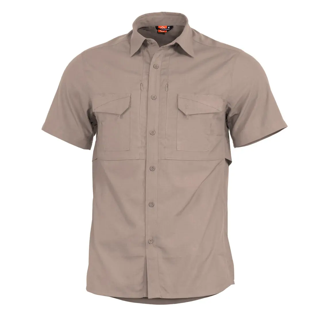 Φωτογραφία Plato Shirt Short σε Khaki χρώμα
