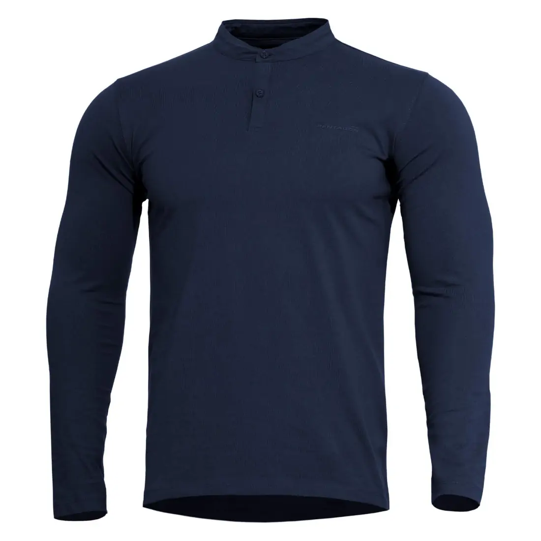 Φωτογραφία Romeo 2.0 Henley Shirt σε Midnight Blue χρώμα