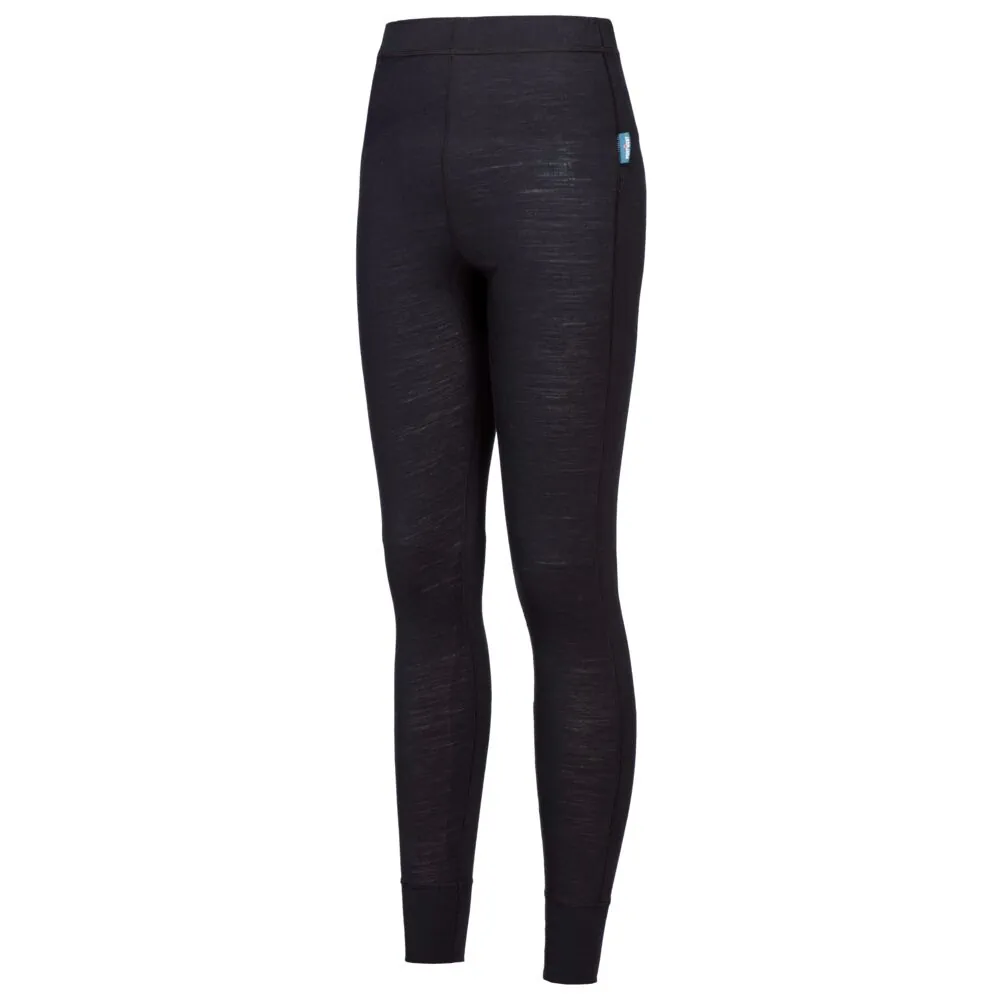 Φωτογραφία από πίσω του B181 - Κολάν Μάλλινο Merino σε Black χρώμα