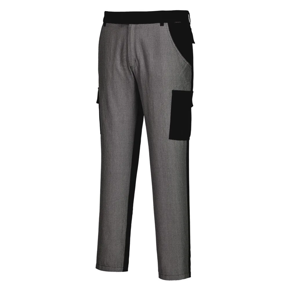 Λεπτομέρειες 1 του CR40 - Παντελόνι Combat με Ανθεκτικό σε Κοπή Μπροστινό Μέρος σε Black χρώμα