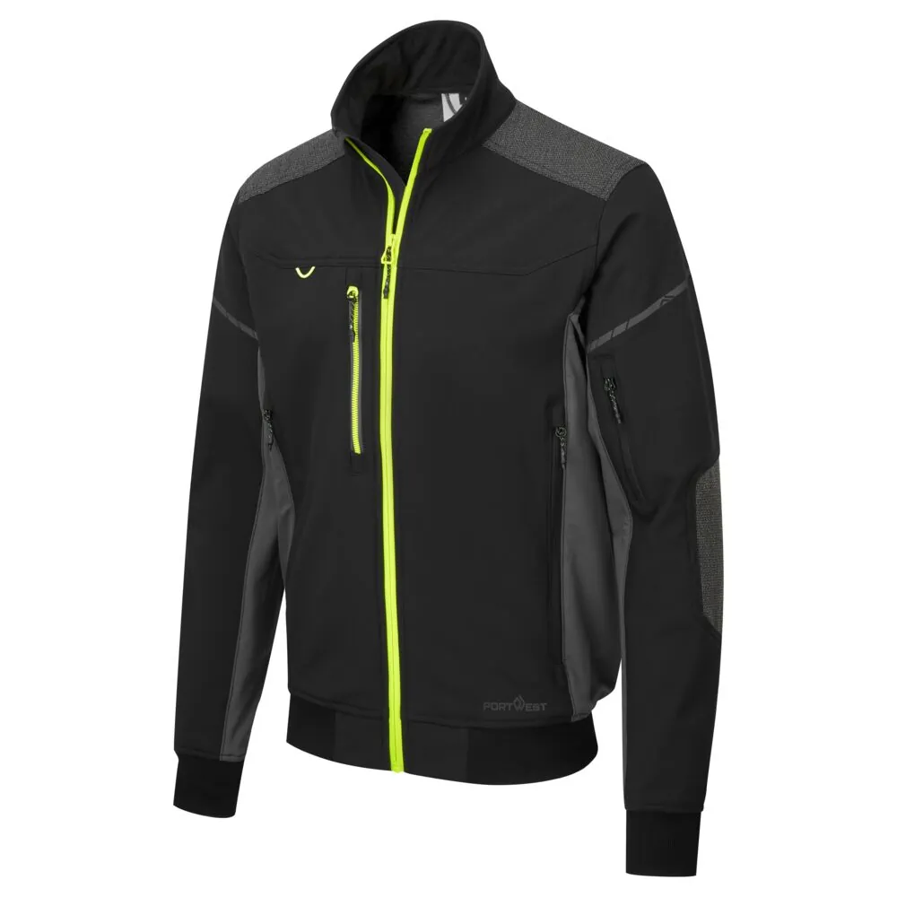 Φωτογραφία από πίσω του EV464 - Softshell Bomber Jacket (3L) EV4 σε Black χρώμα