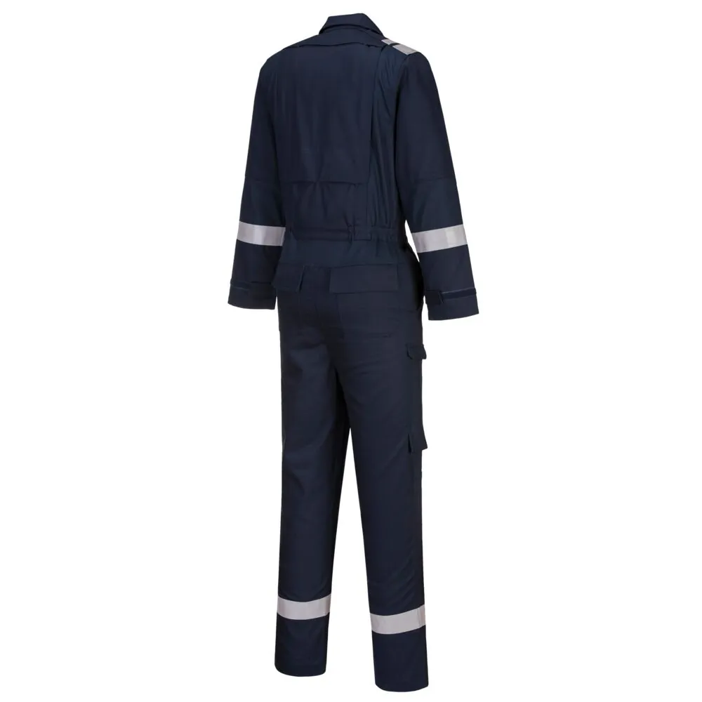Δεύτερη φωτογραφία με λεπτομέρειες του FR501 - Bizflame Plus Ολόσωμη φόρμα σε Navy χρώμα