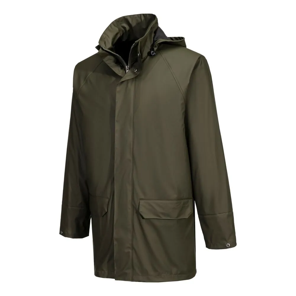 Φωτογραφία με λεπτομέρειες του S651 - Flexatex Chem Jacket σε Forest Nights χρώμα
