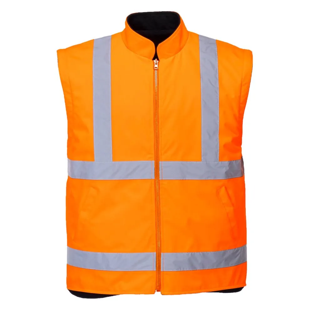 Φωτογραφία από πίσω του S766 - Μπουφάν Hi-Vis Χρωματικής Αντίθεσης 5-σε-1 Essential σε Orange-Navy χρώμα