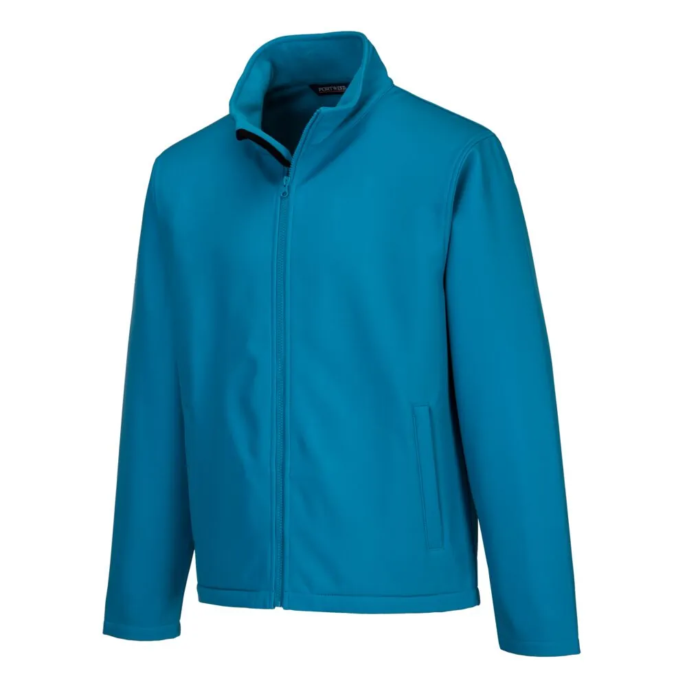 Φωτογραφία με λεπτομέρειες του TK20 - Softshell Τζάκετ Print & Promo (2L) σε Aqua χρώμα