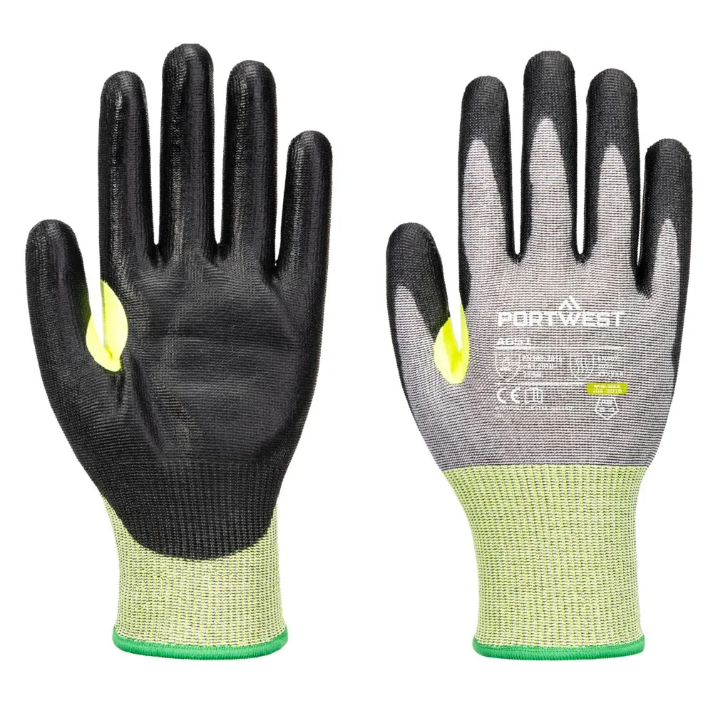 Μπροστινή φωτογραφία του A651 - CS Cut E15 PU Glove σε Grey-Black χρώμα
