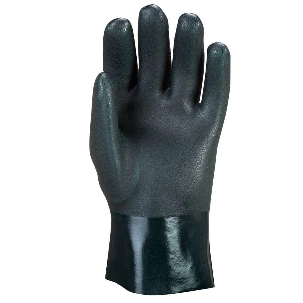 Φωτογραφία από πίσω του A827 - Γάντι Double Dipped PVC 27εκ. σε Green χρώμα