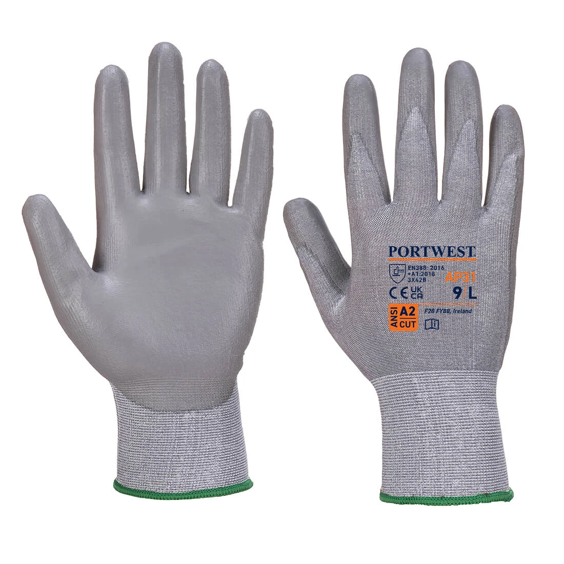 Μπροστινή φωτογραφία του AP31 - Γάντι Senti Cut Lite σε Black-Grey χρώμα