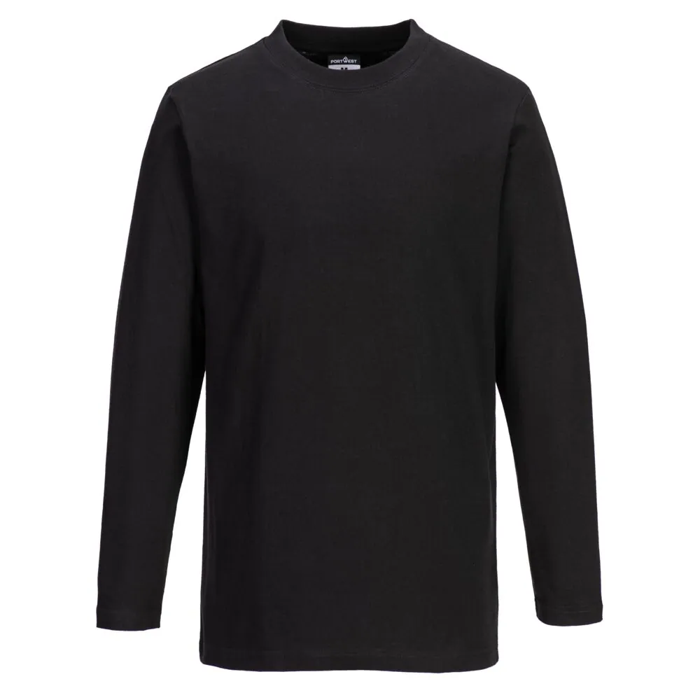 Μπροστινή φωτογραφία του B196 - T-Shirt με Μακρύ Μανίκι σε Black χρώμα