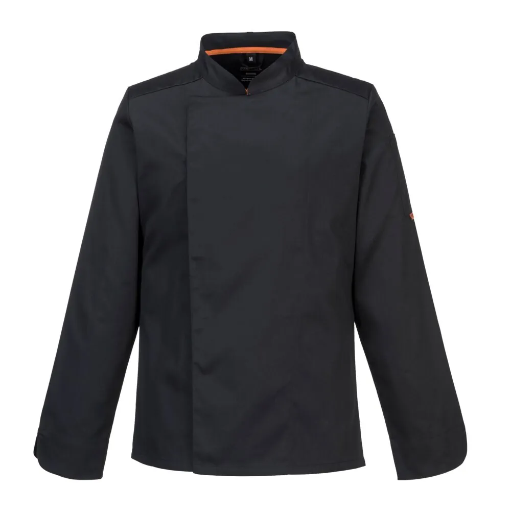 Μπροστινή φωτογραφία του C838 - MeshAir Pro Σακάκι L/S σε Black χρώμα