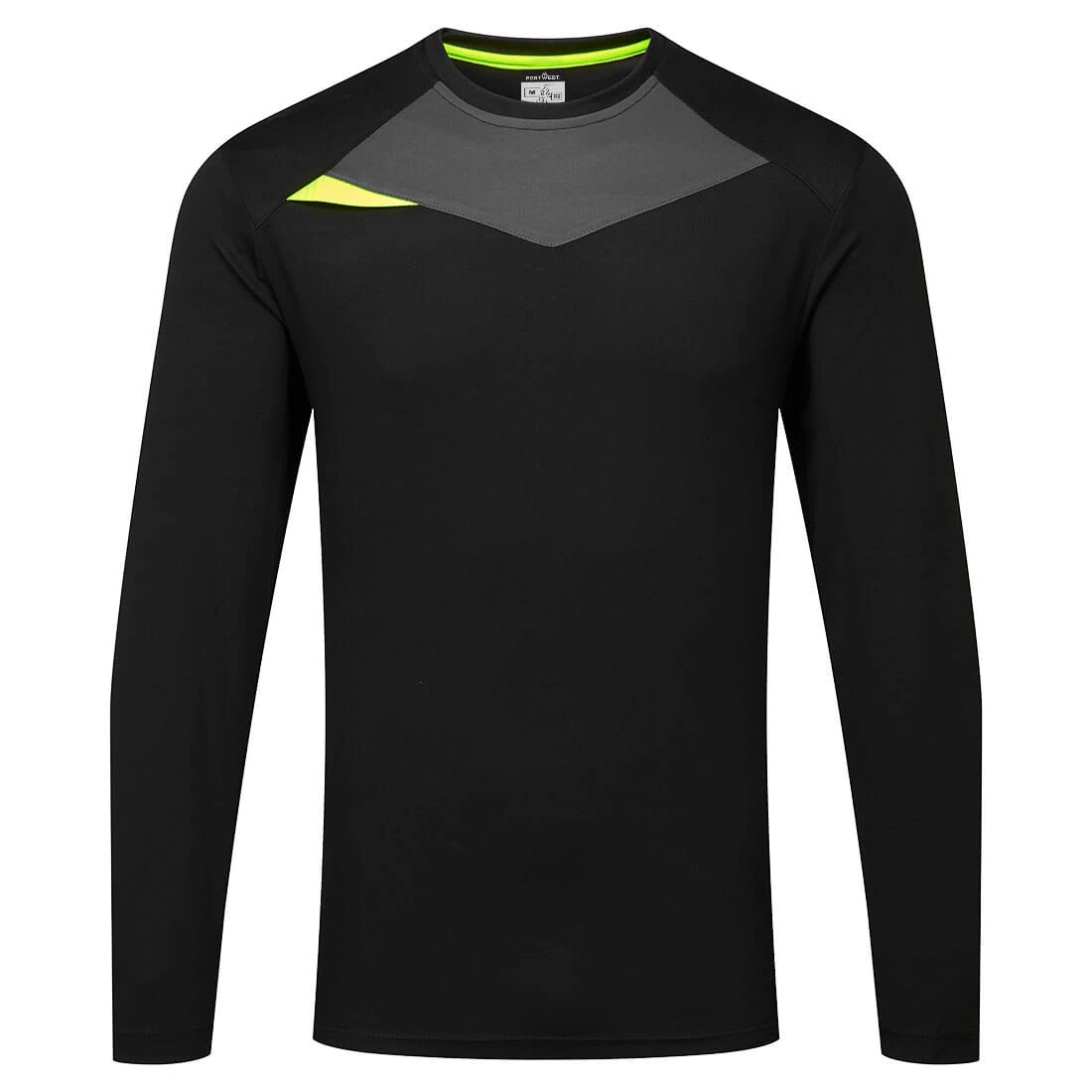 Μπροστινή φωτογραφία του DX415 - T-Shirt DX4 L/S σε Black χρώμα