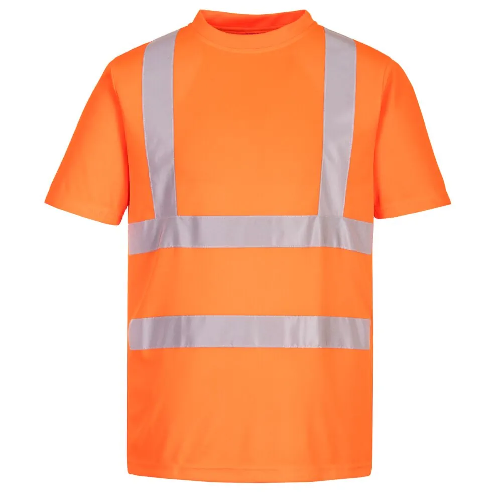 Μπροστινή φωτογραφία του EC12 - T-Shirt Eco Hi-Vis (Πακέτο των 6) σε Orange χρώμα