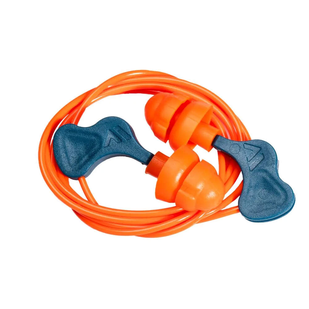 Μπροστινή φωτογραφία του EP23 - Easy Fit TPR Ear Plugs (50 Pairs) σε Orange χρώμα
