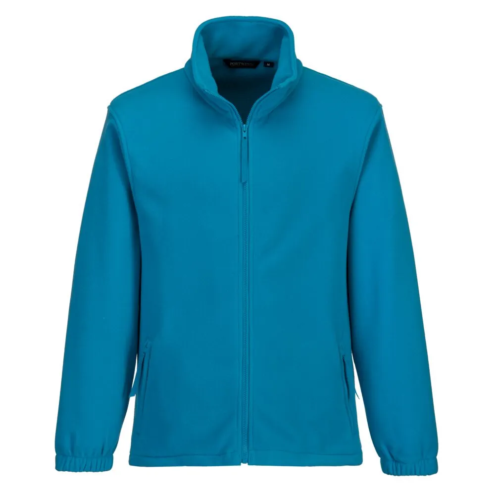 Μπροστινή φωτογραφία του F205 - Ανδρικό Aran Fleece σε Aqua χρώμα