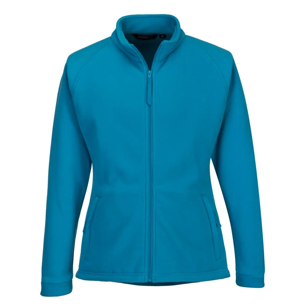 Μπροστινή φωτογραφία του F282 - Γυναικείο Aran Fleece σε Aqua χρώμα