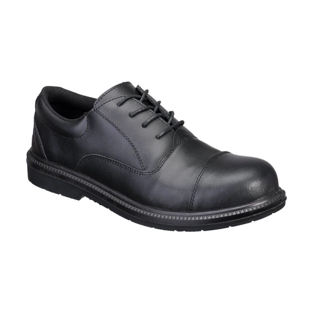 Κεντρική φωτογραφία του FD18 - Steel Action Leather Executive Shoe S3 SR FO σε Black χρώμα