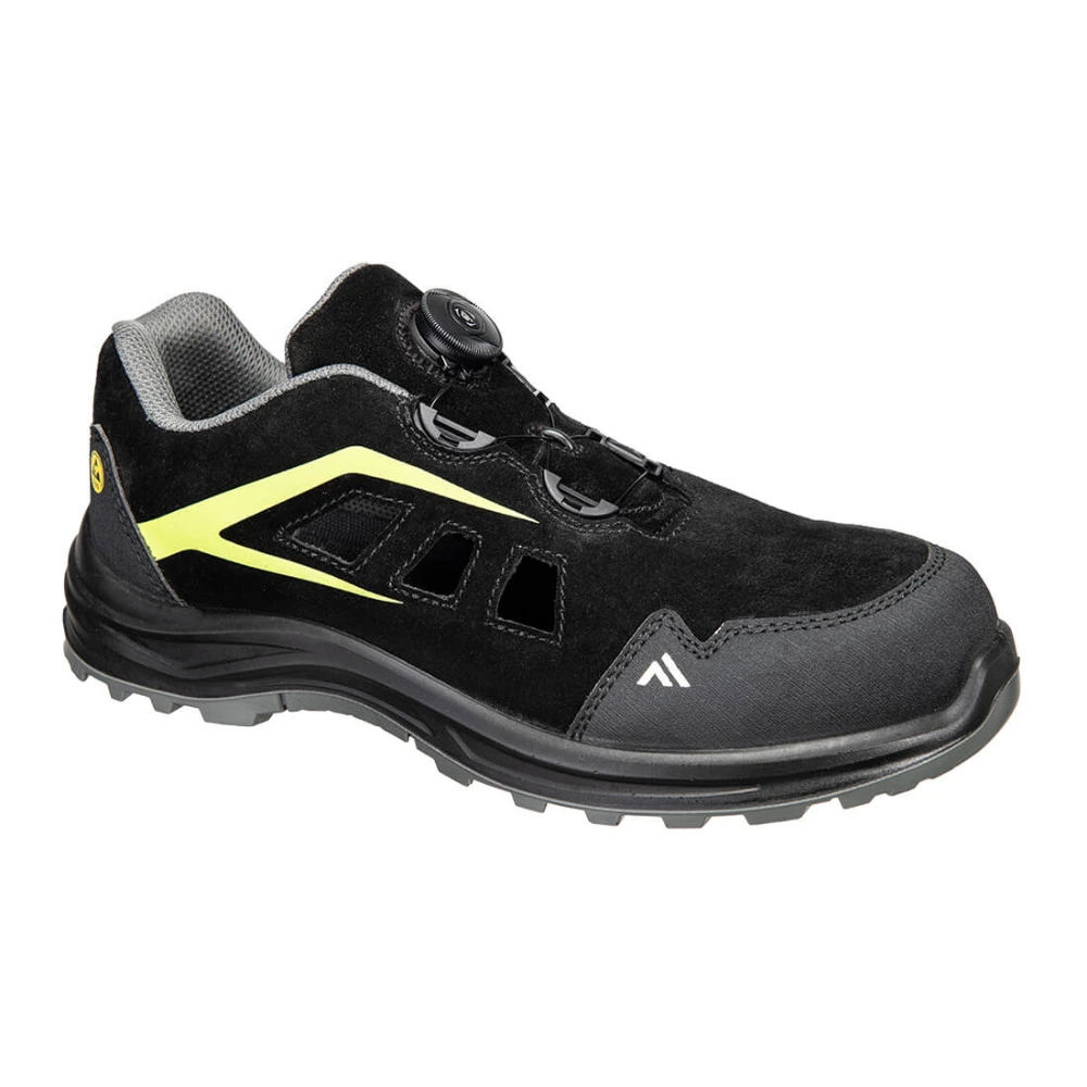 Κεντρική φωτογραφία του FE06 - Σανδάλι S1 ESD SR FO Composite σε Black-Green χρώμα