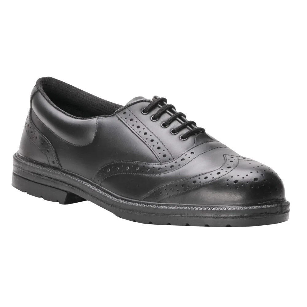 Κεντρική φωτογραφία του FW46 - Steelite S1P Executive Brogue σε Black χρώμα