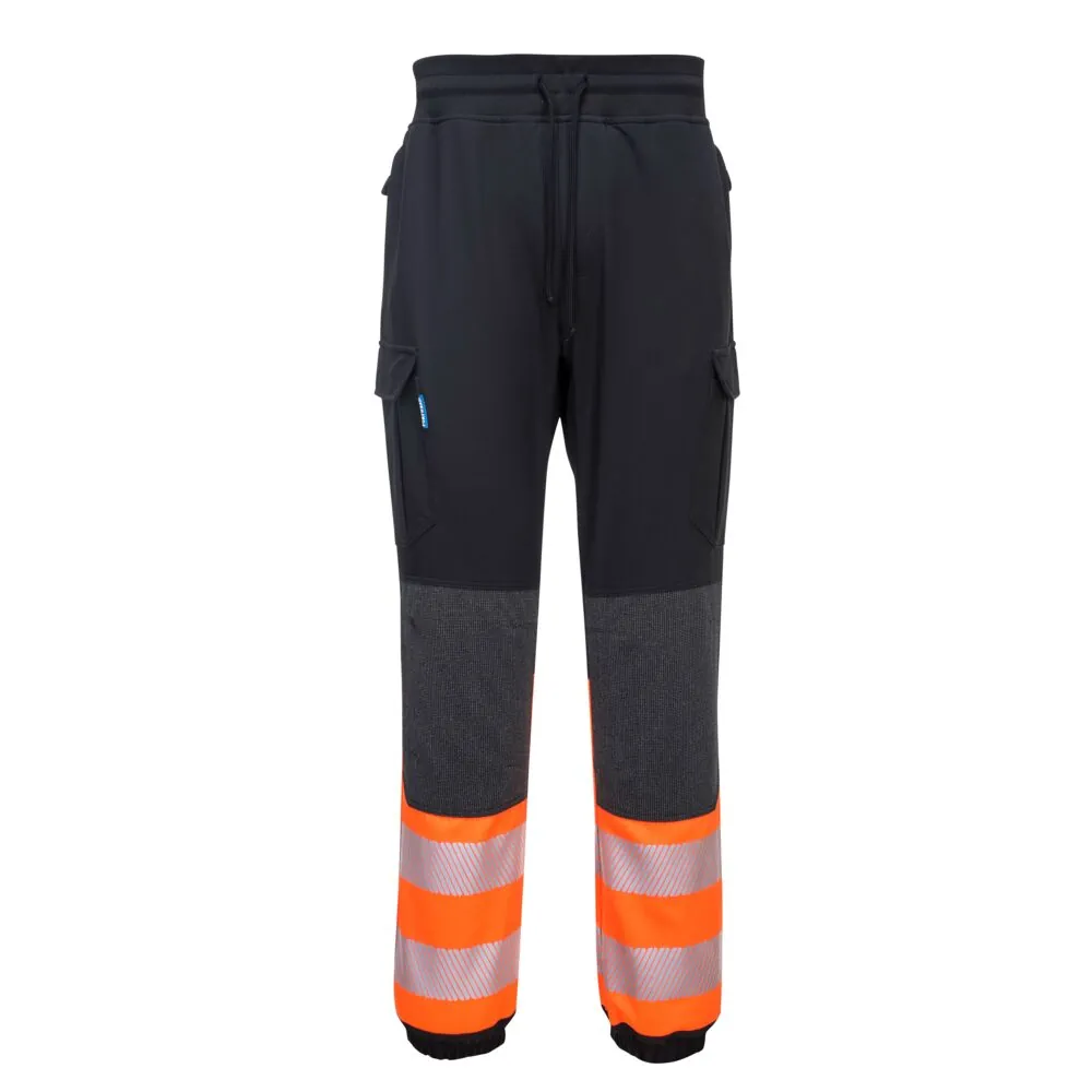 Κεντρική φωτογραφία του KX341 - Παντελόνι Jogger Ανακλαστικό Ευέλικτο Κλάση 1 PW3 σε Black/Orange χρώμα