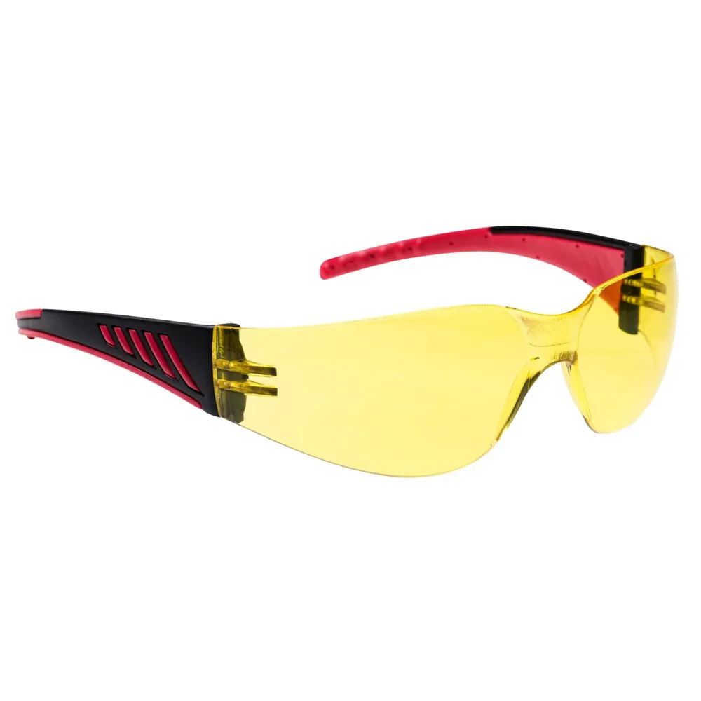 Μπροστινή φωτογραφία του PR32 - Wrap Around Pro Spectacles σε Amber χρώμα