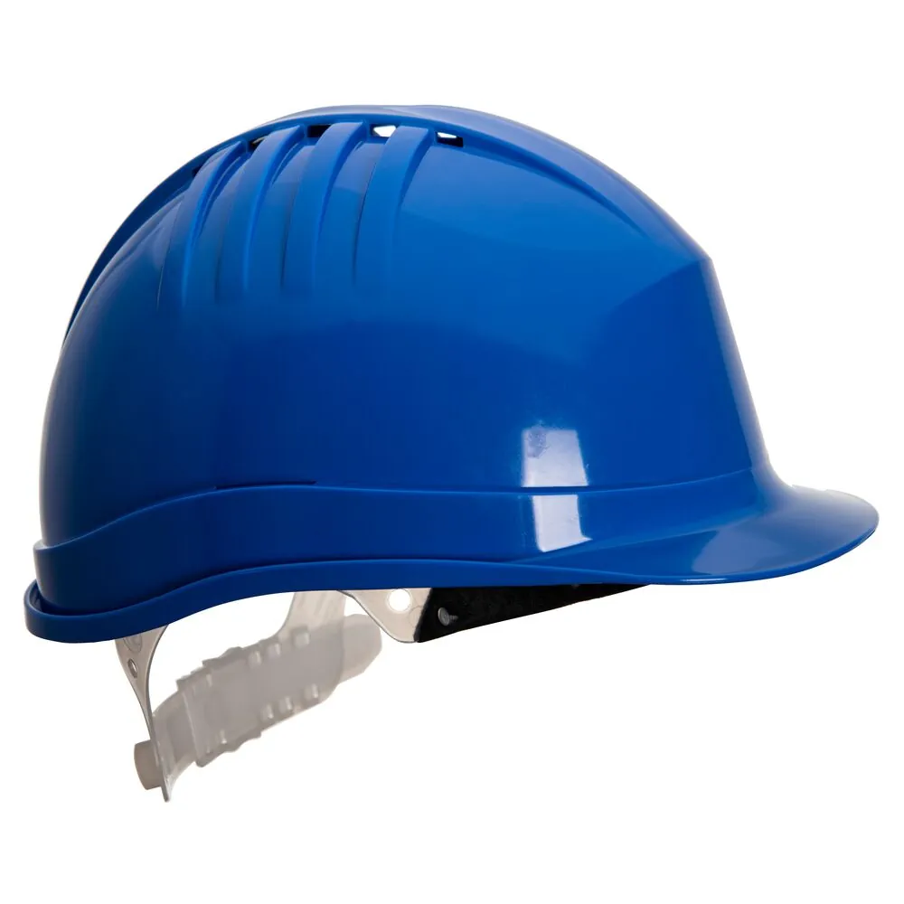 Μπροστινή φωτογραφία του PS60 - Κράνος ασφαλείας Expertline (Καστάνια Κύλισης) σε Royal Blue χρώμα