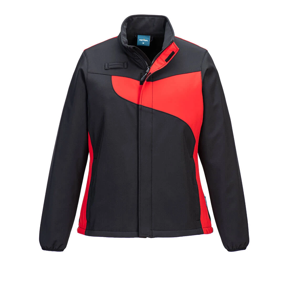 Μπροστινή φωτογραφία του PW278 - Γυναικείο Softshell PW2 (2L) σε Black-Red χρώμα