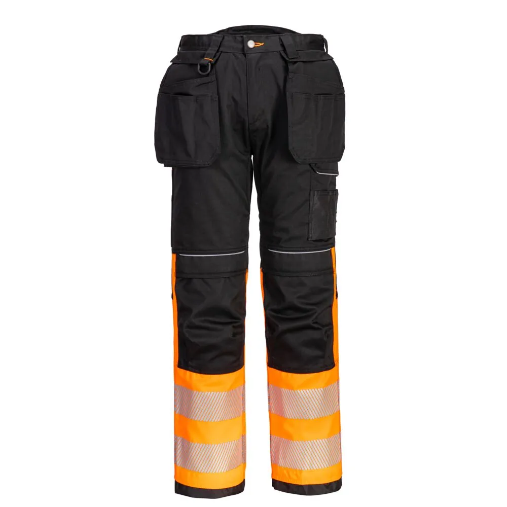 Κεντρική φωτογραφία του PW307 - Ανακλαστικό παντελόνι κατηγορίας 1 Holster PW3 σε Orange/Black χρώμα