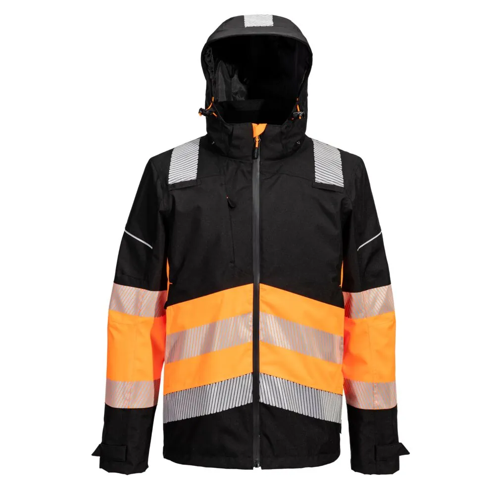 Μπροστινή φωτογραφία του PW368 - PW3 Hi-Vis Class 1 Extreme Rain Jacket σε Orange-Black χρώμα