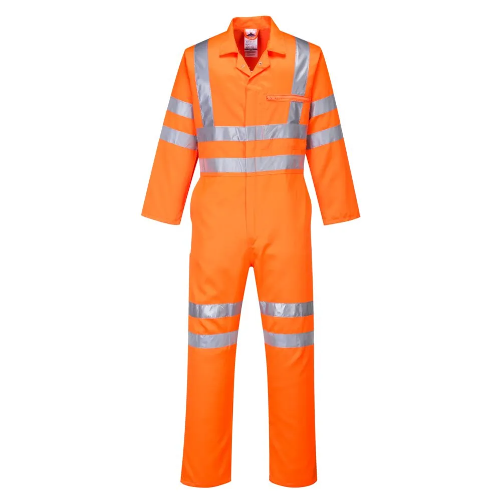 Μπροστινή φωτογραφία του RT42 - Φόρμα Hi-Vis Polycotton σε Orange χρώμα