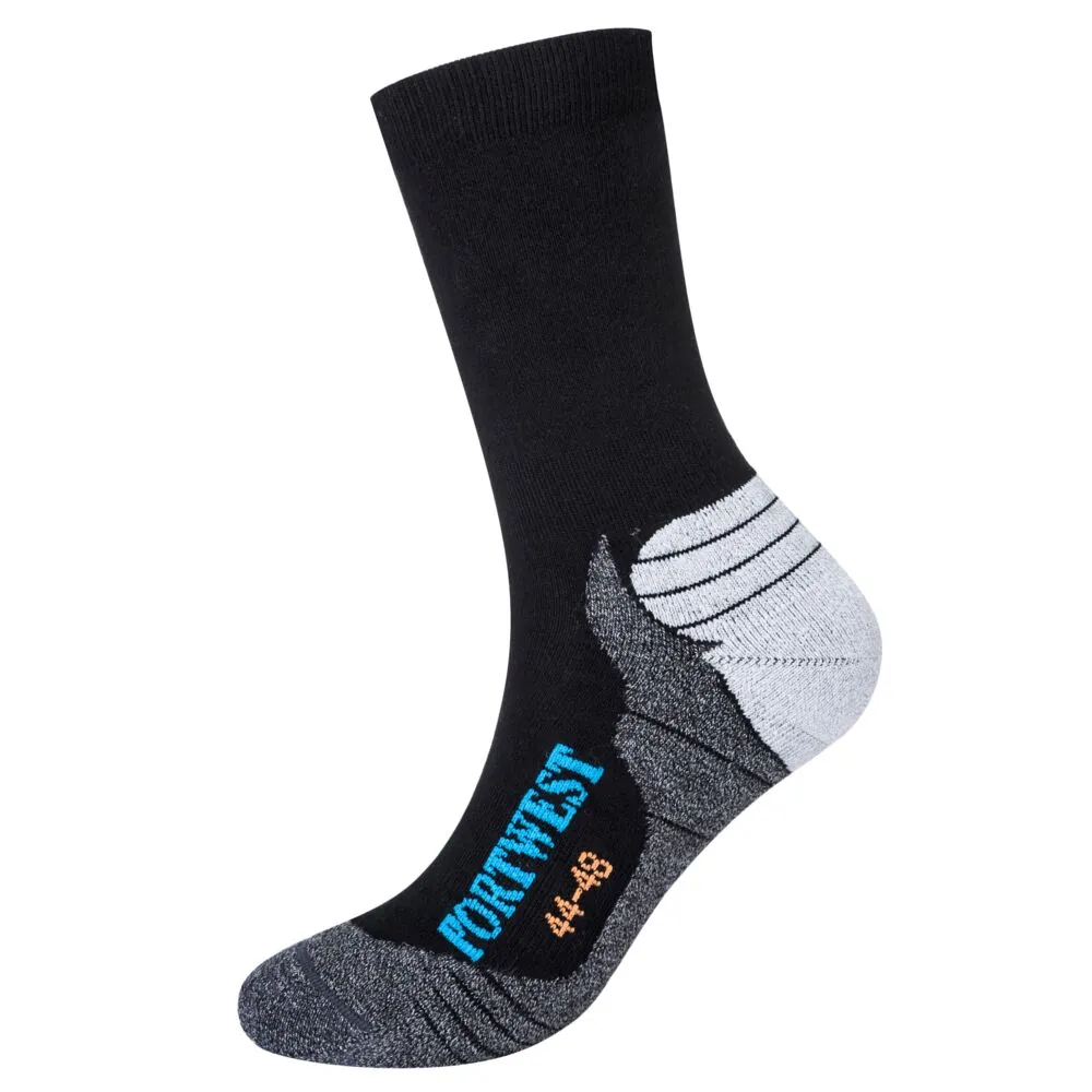 Κεντρική φωτογραφία του SK24 - Bamboo Hiker Sock σε Black χρώμα