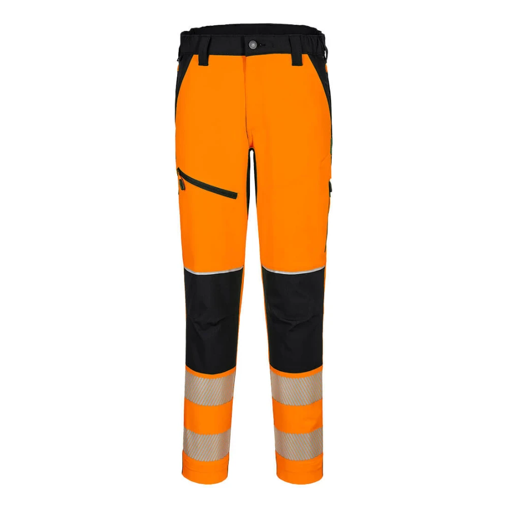 Κεντρική φωτογραφία του T140 - PW3 Hi-Vis Stretch Trouser σε Orange/Black χρώμα